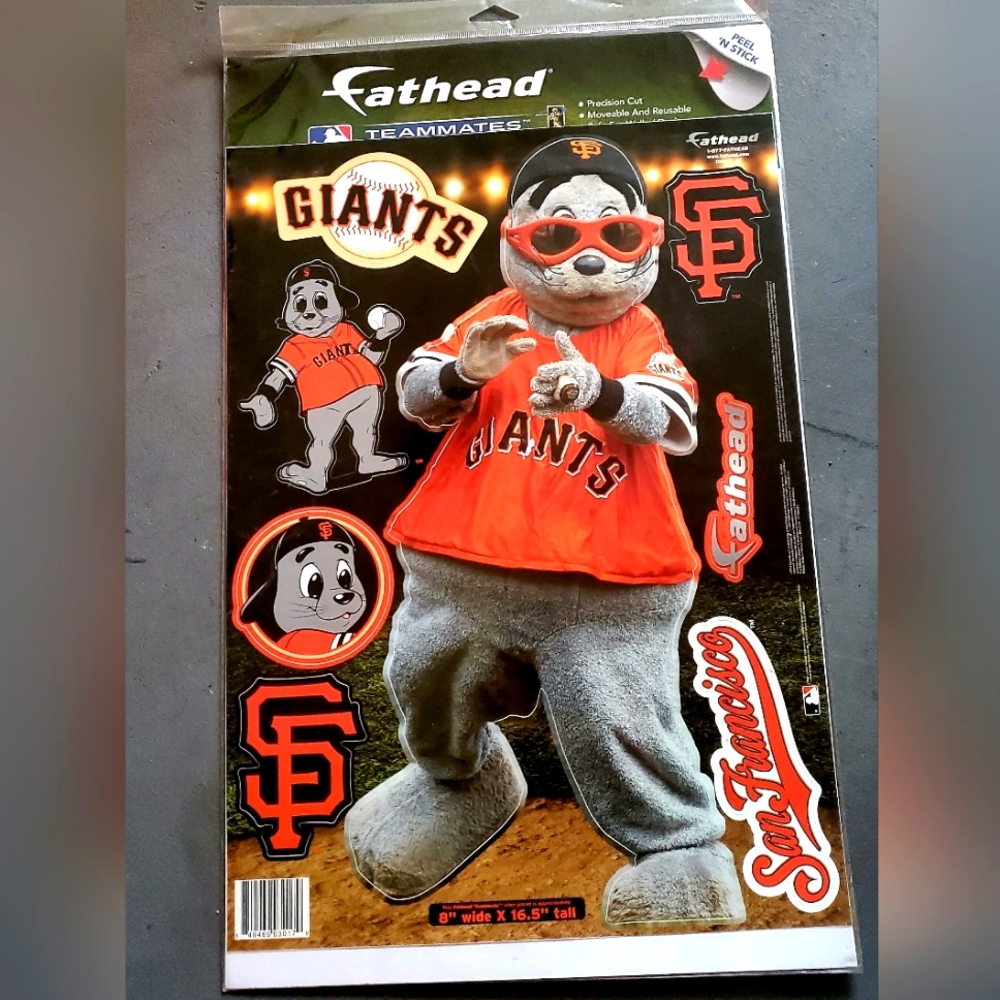 Fathead teammates SF Giant's mascot